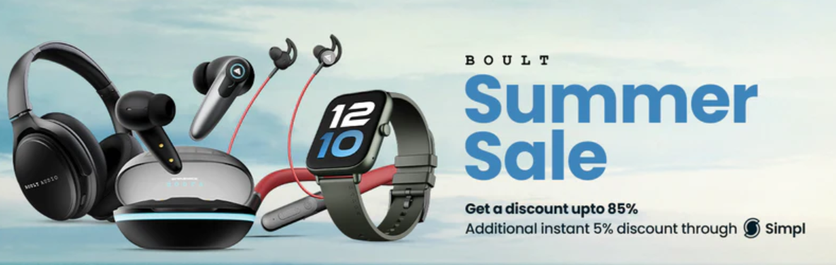 Boult Audio - Sterling Pro Watch : Get Upto 60% OFF