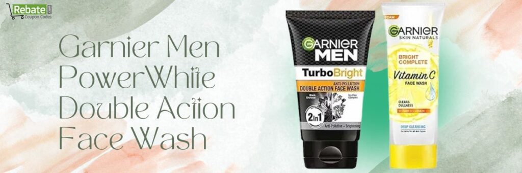 Garnier Men PowerWhite Double Action Face Wash