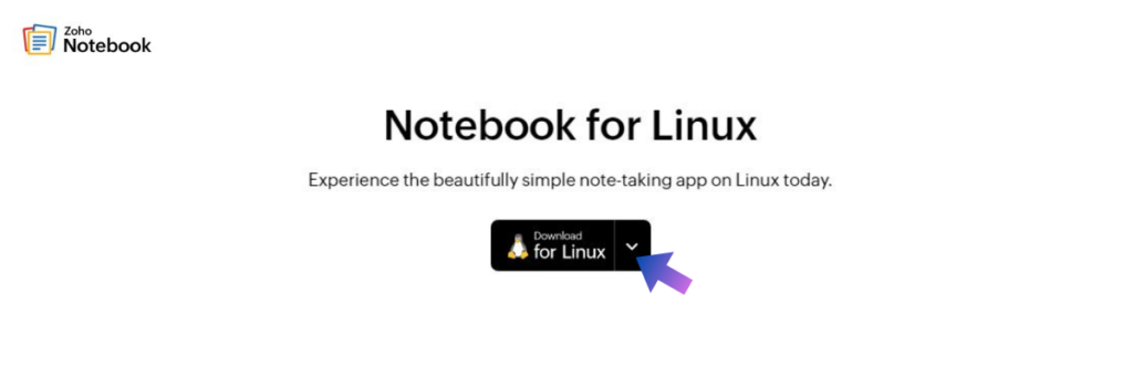 Zoho Notebook for Linux